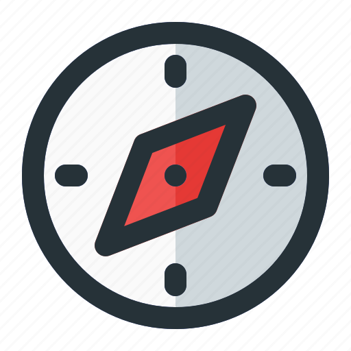 Compass, direction, gps, navigation, tool icon - Download on Iconfinder