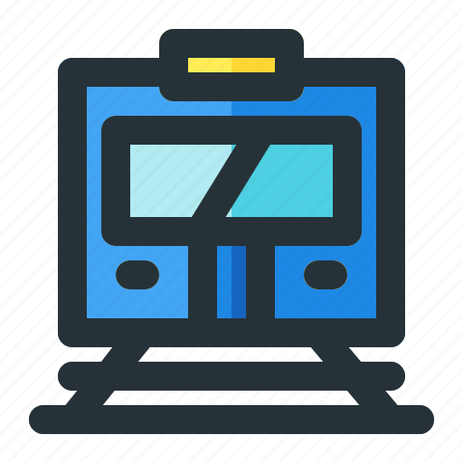 Railway, train, transport, transportation, vehicle icon - Download on Iconfinder