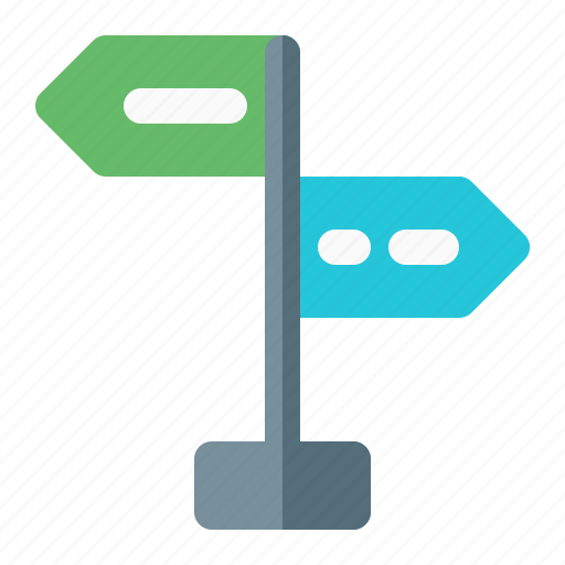 Arrow, direction, direction board, road, sign, signpost icon - Download on Iconfinder