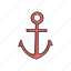 anchor, ship, cruise, harbour, boat, sea, beach, ocean 