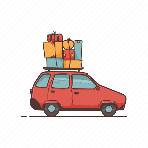 Car, vehicle, transport, van, travel, holiday, vacation icon - Download on Iconfinder