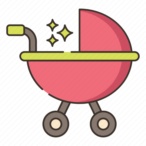 Baby, baby stroller, stroller icon - Download on Iconfinder