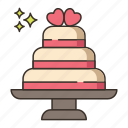 cake, wedding cake