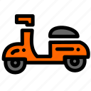motorcycle, bike, motorbike, scooter, transport