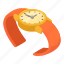 clock, hour, isometric, object, strap, watch, wrist 