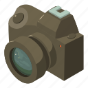camera, flash, isometric, object, photo, photography, picture