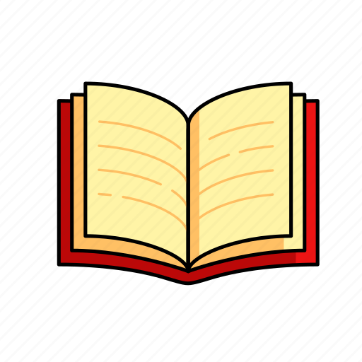 Knowledge, learn, library, note book, novel, open, read icon - Download on Iconfinder