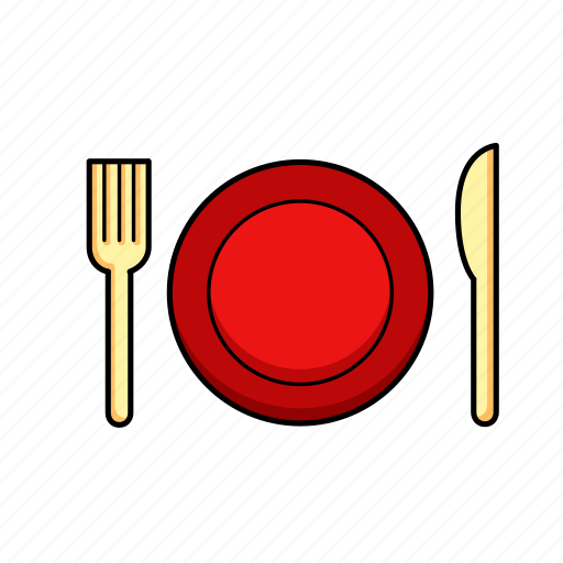 Cutlery, dining, dinner, food, lunch, meal, plate icon - Download on Iconfinder