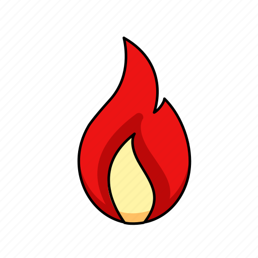 Burning, fire, flame, heat, hot icon - Download on Iconfinder