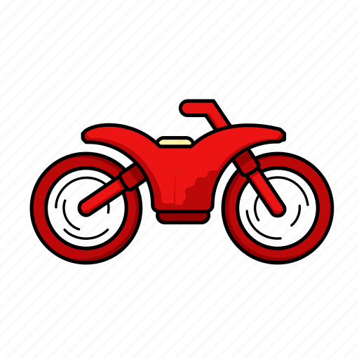 Dirt bike, motorbike, motorcycle, transport, vehicle icon - Download on Iconfinder