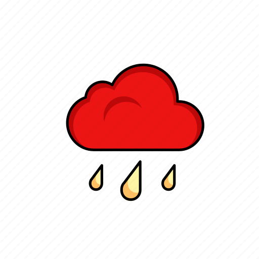 Clouds, overcast, raining, storm, water, weather icon - Download on Iconfinder