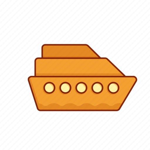 Boat, cruise, ship, transport, vehicle, vessel icon - Download on Iconfinder