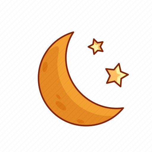 Crescent, forecast, moon, night, sleep, stars, weather icon - Download on Iconfinder