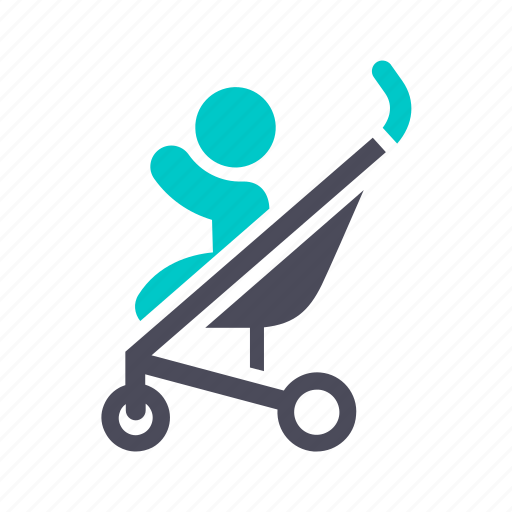 Baby, carriage, newborn, pram, stroller, travel, vacation icon - Download on Iconfinder