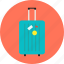 luggage, personal belongings, suitcase, travel, baggage, case, vacation 