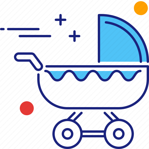 Baby, stroller, babysit, babysitter, babysitting, kid, toddler icon - Download on Iconfinder