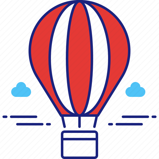 Air, balloon, hot, flight, hot air balloon, weather icon - Download on Iconfinder