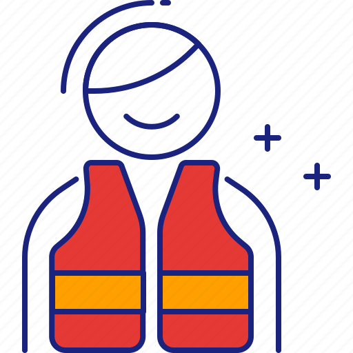 Jacket, life, drown, lifeguard, protection, safety, vest icon - Download on Iconfinder
