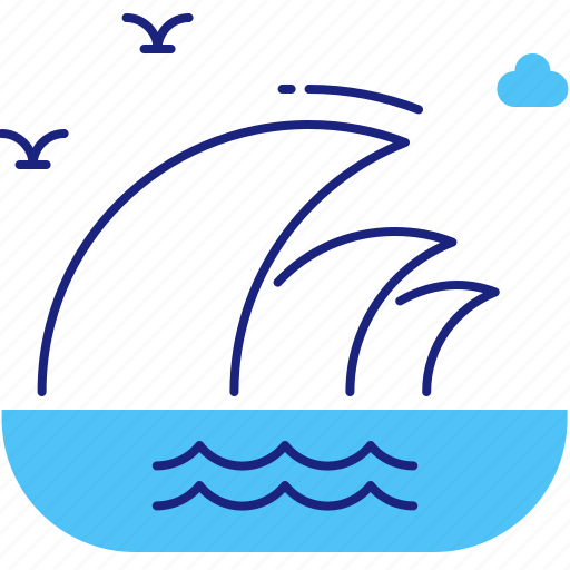 Ocean, waves, large, nautical, sea, tsunami icon - Download on Iconfinder
