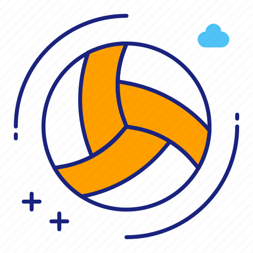 Ball, volley, beach, sports, summer, volleyball icon - Download on Iconfinder