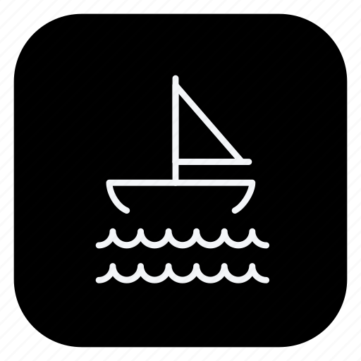 Holiday, tourism, travel, trip, vacation, sailboat, ship icon - Download on Iconfinder