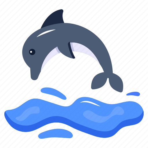 Dolphin, aquatic animal, aquatic mammal, sea animal, fish icon - Download on Iconfinder