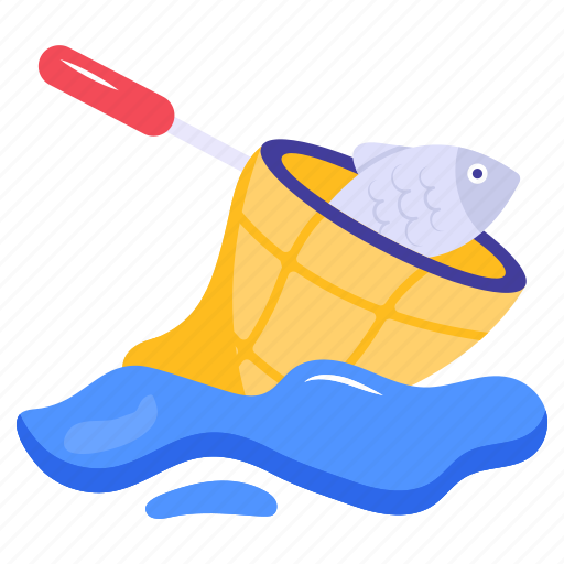 Fishing, fish net, pool net, seine net, sardine net icon - Download on Iconfinder