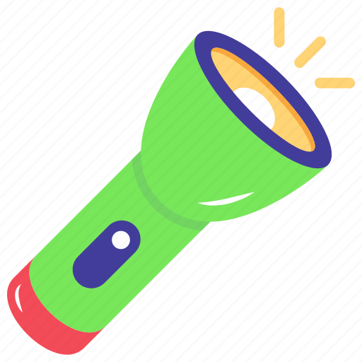 Flashlight, torch, torchlight, hand torch, pocket torch icon - Download on Iconfinder