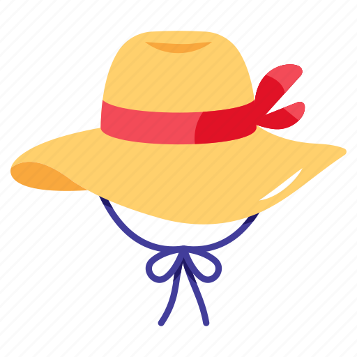 Cap, hat, beach cap, ladies hat, floppy hat icon - Download on Iconfinder