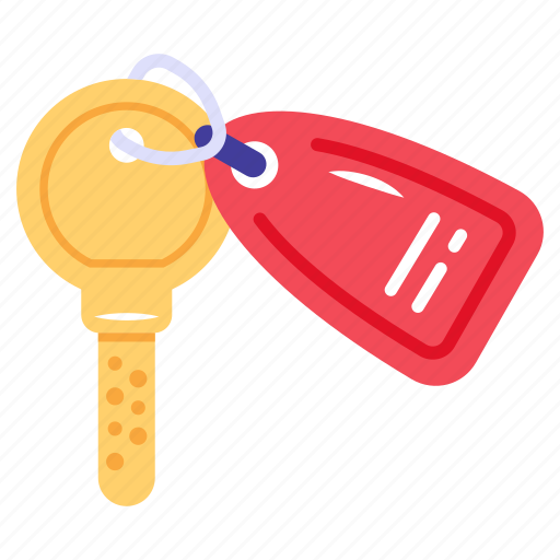 Keyring, key, keychain, room key, hotel key icon - Download on Iconfinder