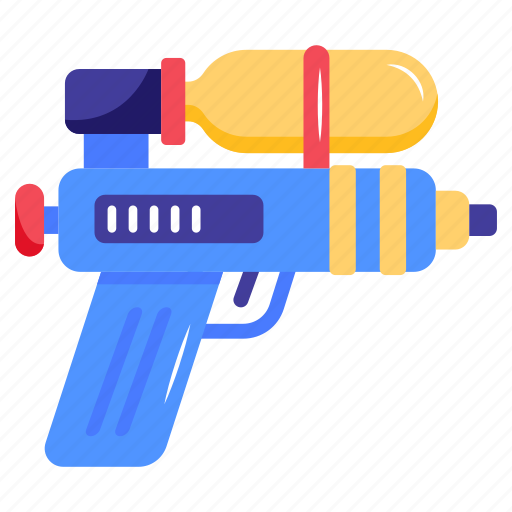 Water blaster, water gun, water pistol, beach gun, toy icon - Download on Iconfinder