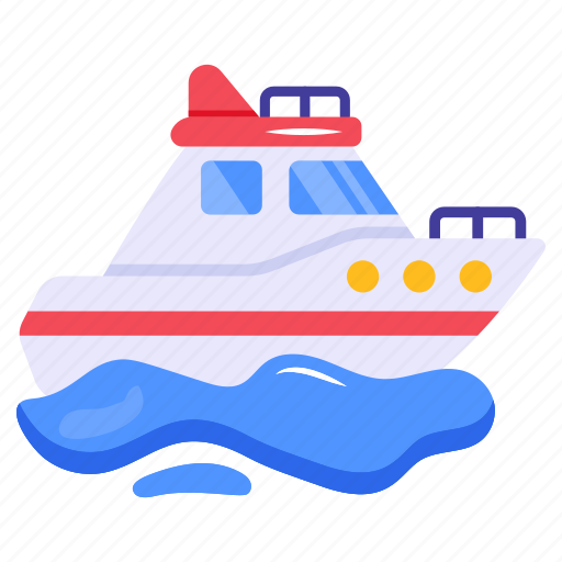 Cruise, ship, boat, watercraft, vessel icon - Download on Iconfinder