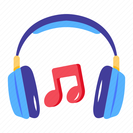 Headset, music headphones, listen music, earphones, lyrics icon - Download on Iconfinder