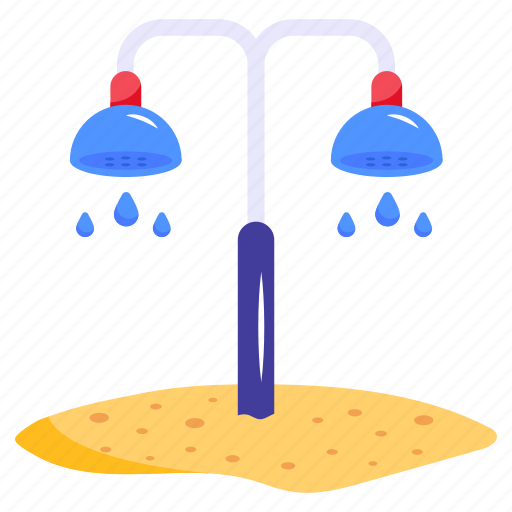 Shower heads, showers, water sprinkler, bath, water drops icon - Download on Iconfinder