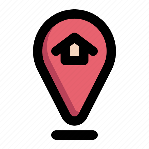 Pin, home, vacation, traveler, adventure, tourism, holiday icon - Download on Iconfinder