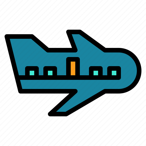 Aeroplane, aircraft, airplane, plane, travel icon - Download on Iconfinder
