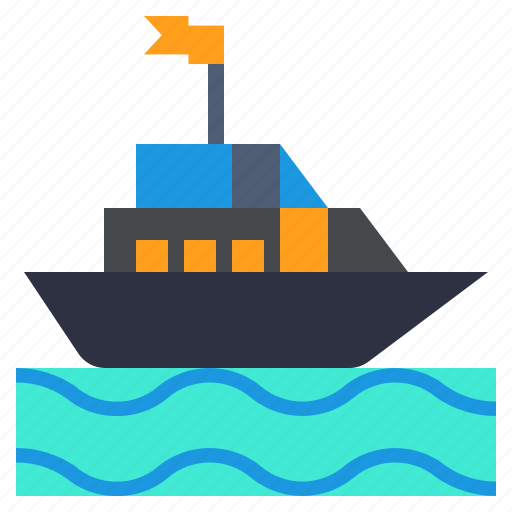 Boat, cruise, sea, travel, traveler, trip, voyage icon - Download on Iconfinder