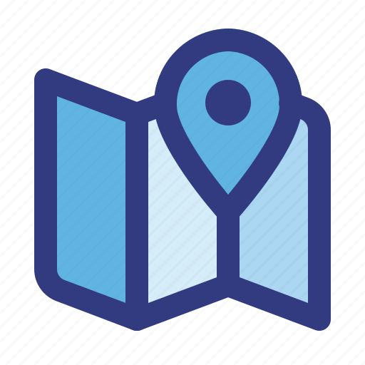Direction, location, map, maps, navigation, pointer, route icon - Download on Iconfinder