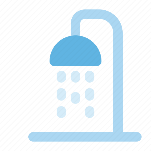 Bath, bathroom, bathtub, drops, shower, shower head, water icon - Download on Iconfinder