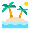 palm, tree, beach, sea, summer, vocation, tourism, traveling, ocean