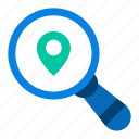 search, location, navigation, traveling, tourism, gps, journey, magnifying glass, pin