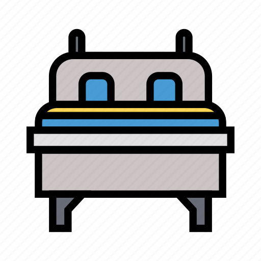 Bed, holiday, outdoor, recreation, travel icon - Download on Iconfinder