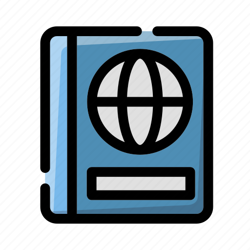 Passport, document, travel, tourism, international, identification, global icon - Download on Iconfinder