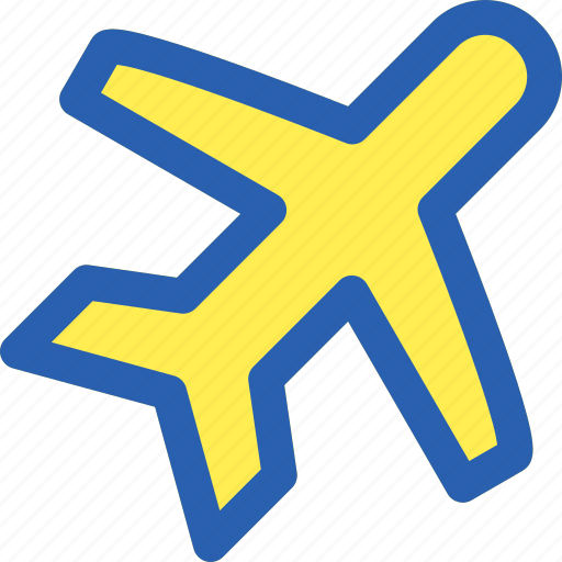 Airplane, flight, flying, transportation, travel icon - Download on Iconfinder