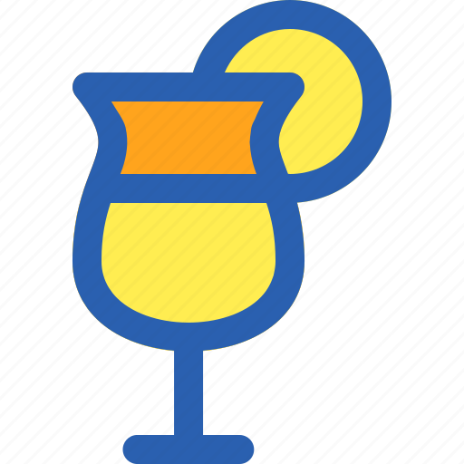 Drink, glass, lemon, travel, vacation icon - Download on Iconfinder