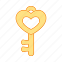 key, treasure, gold, unlock