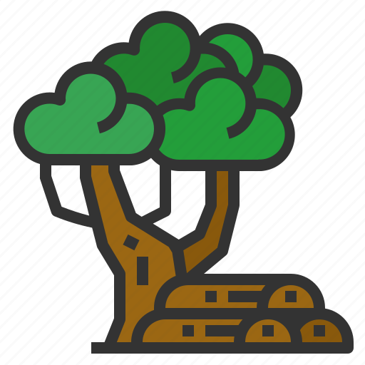 Tree, ecology, environment, nature, fruit, wood icon - Download on Iconfinder