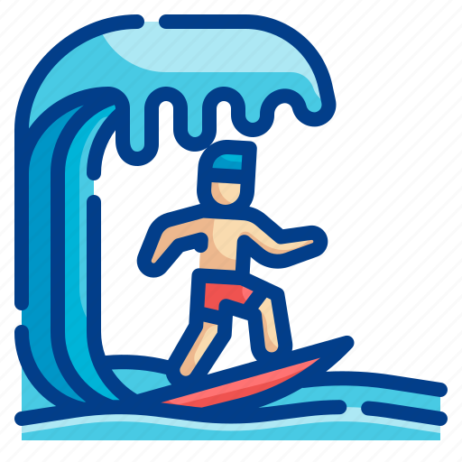 Surf, adventure, sports, extreme, surfing icon - Download on Iconfinder