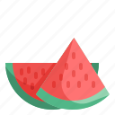 summer, watermelon, fruit, melon, food
