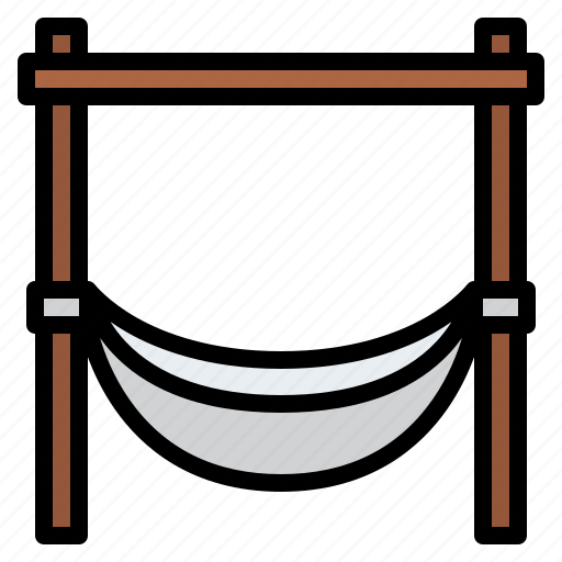 Hammock, sling, sleeping, relax icon - Download on Iconfinder